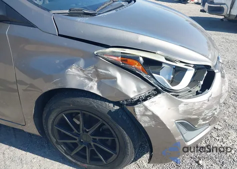 2016 Hyundai Elantra Se из США, поврежденный, VIN 5NPDH4AE8GH740582